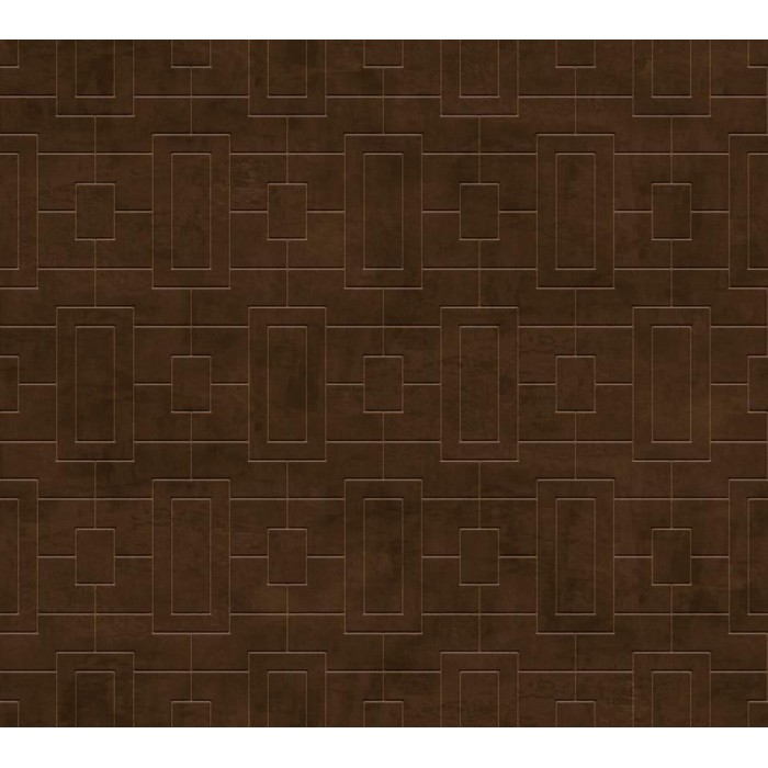 PAPEL PINTADO COORDONNE LATTICE FRETWORK CHOCOLATE