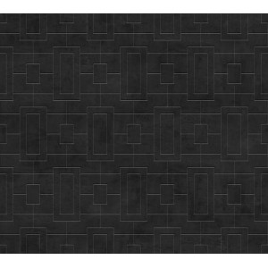 PAPEL PINTADO COORDONNE LATTICE FRETWORK SLATE