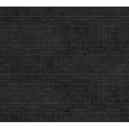 PAPEL PINTADO COORDONNE LATTICE FRETWORK SLATE