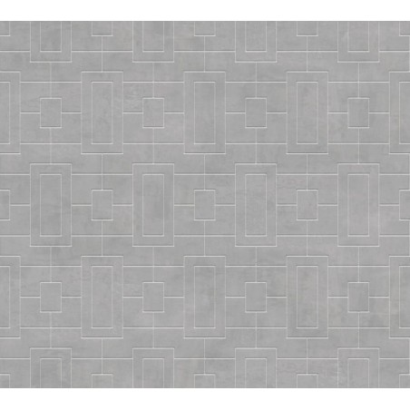 PAPEL PINTADO COORDONNE LATTICE FRETWORK CONCRETE 