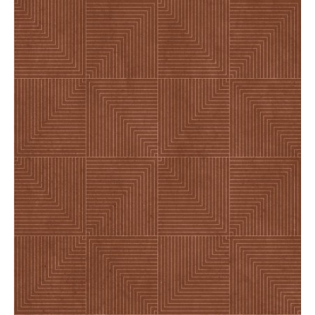 PAPEL PINTADO COORDONNE LATTICE TETRAGONAL CLAY