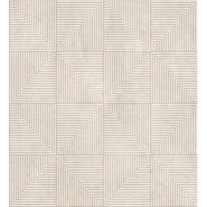 PAPEL PINTADO COORDONNE LATTICE TETRAGONAL COTTON