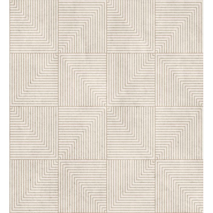 PAPEL PINTADO COORDONNE LATTICE TETRAGONAL COTTON