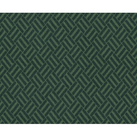 PAPEL PINTADO COORDONNE LATTICE CROSSHATCH EMERALD