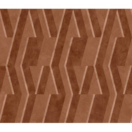 PAPEL PINTADO COORDONNE LATTICE PARALLELS CLAY