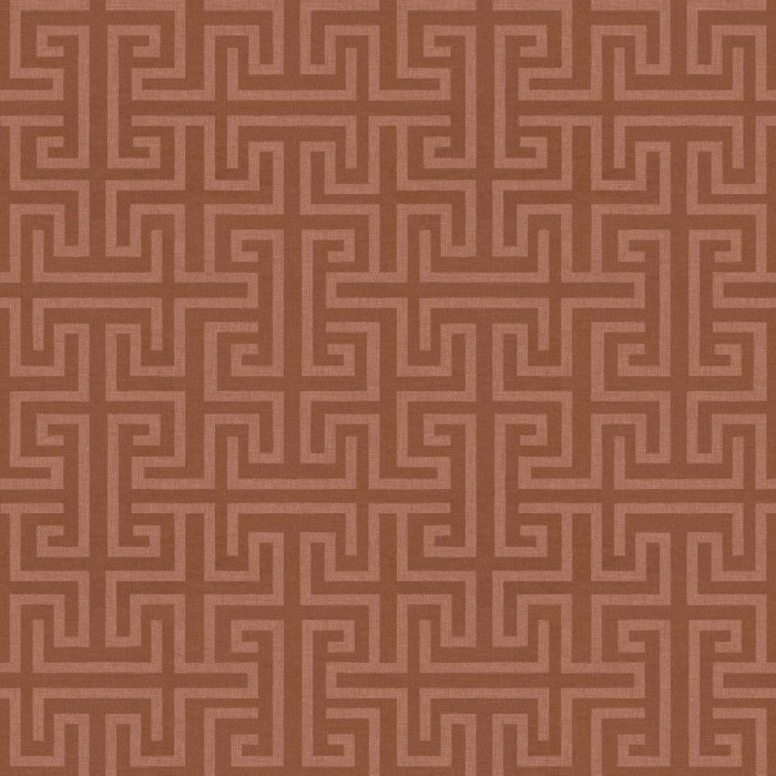 PAPEL PINTADO COORDONNE LATTICE MAZE REDWOOD