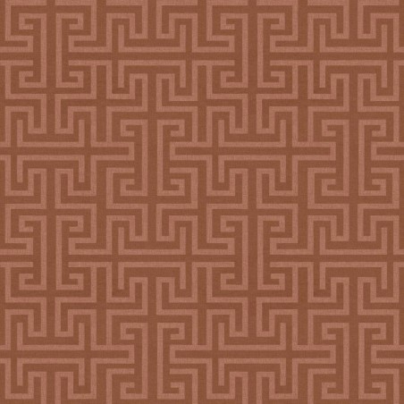 PAPEL PINTADO COORDONNE LATTICE MAZE REDWOOD