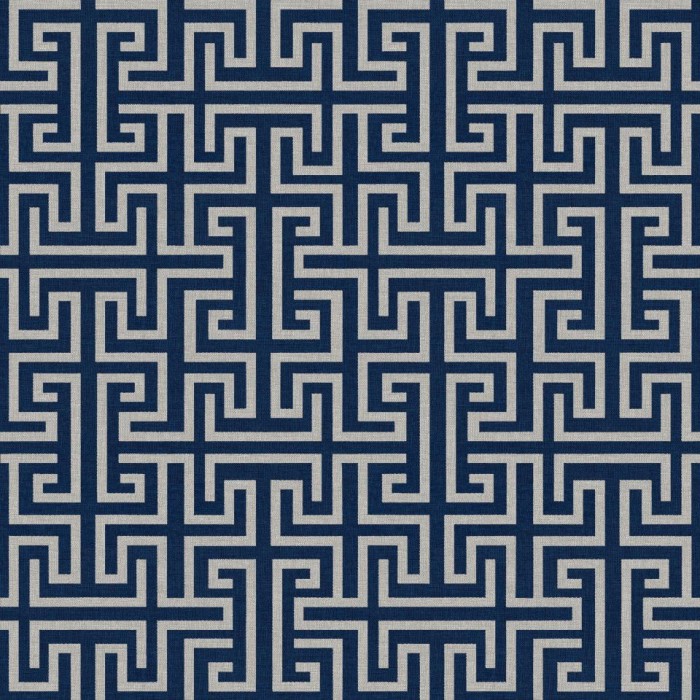 PAPEL PINTADO COORDONNE LATTICE MAZE NAVY