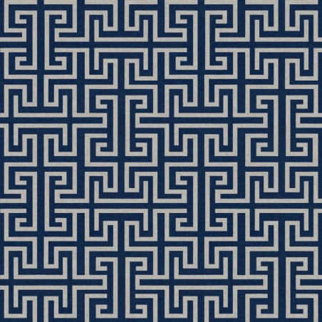 PAPEL PINTADO COORDONNE LATTICE MAZE NAVY