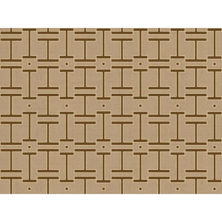 PAPEL PINTADO COORDONNE LATTICE GRID SAND