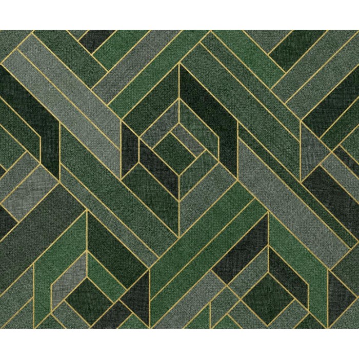 PAPEL PINTADO COORDONNE LATTICE HEXAGONAL COTTON