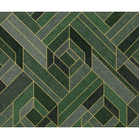 PAPEL PINTADO COORDONNE LATTICE HEXAGONAL COTTON