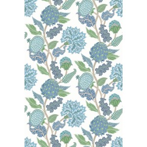 MURAL OSBORNE & LITTLE ANANDA CYNARA DENIM/APPLE