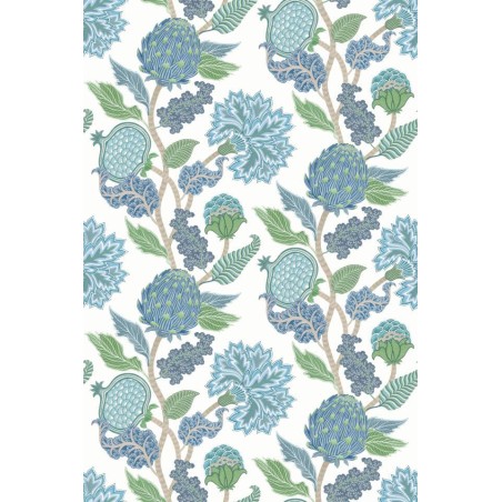 MURAL OSBORNE & LITTLE ANANDA CYNARA DENIM/APPLE