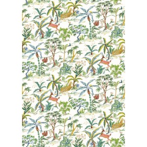 MURAL OSBORNE & LITTLE ANANDA SALENTO LEAF/CHARTRE