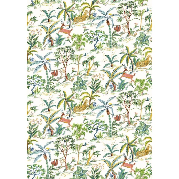 MURAL OSBORNE & LITTLE ANANDA SALENTO LEAF/CHARTRE