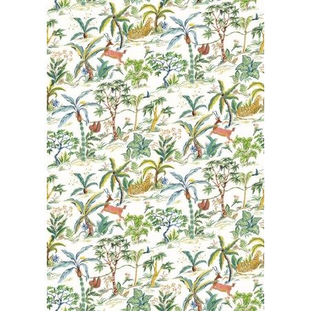 MURAL OSBORNE & LITTLE ANANDA SALENTO LEAF/CHARTRE