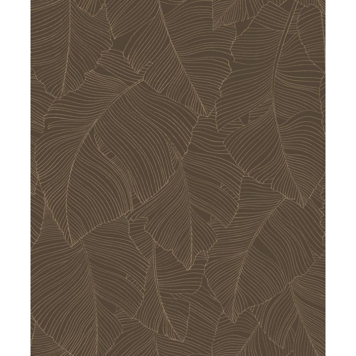 PAPEL PINTADO CASELIO BORNEO VEGETALIA NEGRO