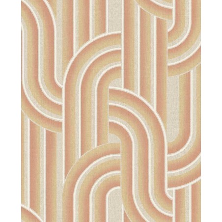 PAPEL PINTADO EIJFFINGER GROOVY 340563 NARANJA