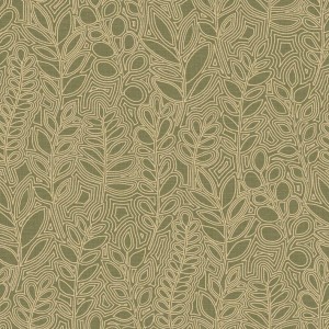 PAPEL PINTADO CASAMANCE PALMADORA ASTRAGALE OLIVO