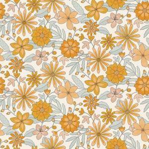 PAPEL PINTADO CASELIO TWIST EMY CALABAZA/AZ