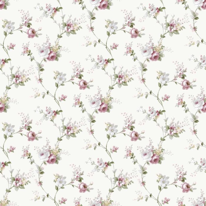 PAPEL PINTADO IBEROSTIL FIORI COUNTRY 8 2 VINO/BL