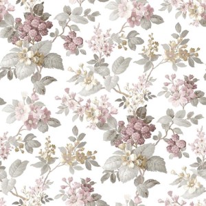 PAPEL PINTADO IBEROSTIL FIORI COUNTRY 8 25 BL/ROSA