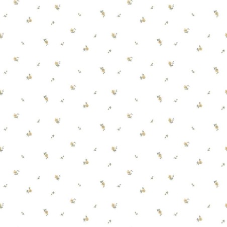 PAPEL PINTADO IBEROSTIL FIORI COUNTRY 8 52 BL/OCRE