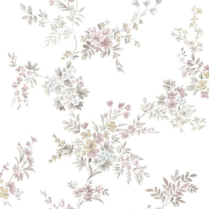 PAPEL PINTADO IBEROSTIL FIORI COUNTRY 8 60 BL/ROS