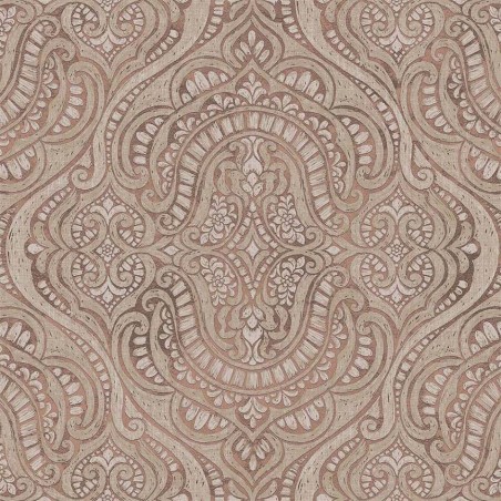 PAPEL PINTADO IBEROSTIL AURA 42214 SALMÓN