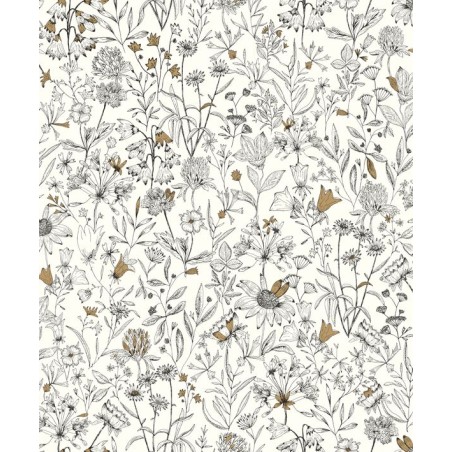 PAPEL PINTADO CASELIO MOONLIGHTII JARDIN  BL/NE/DO