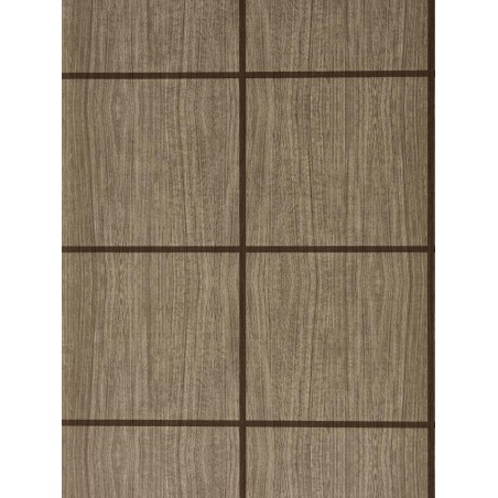 PAPEL PINTADO HARLEQUIN KASURI WOOD BLOCKS WALNUT