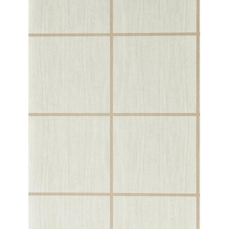PAPEL PINTADO HARLEQUIN KASURI WOOD BLOCKS SILVER