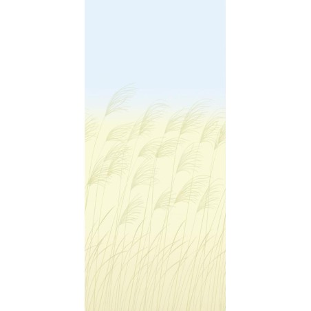 MURAL HARLEQUIN KASURI MISCANTHUS BUTTERMILK