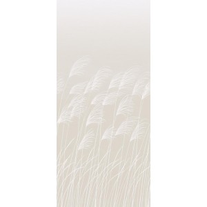 MURAL HARLEQUIN KASURI MISCANTHUS PARCHMENT/FROST