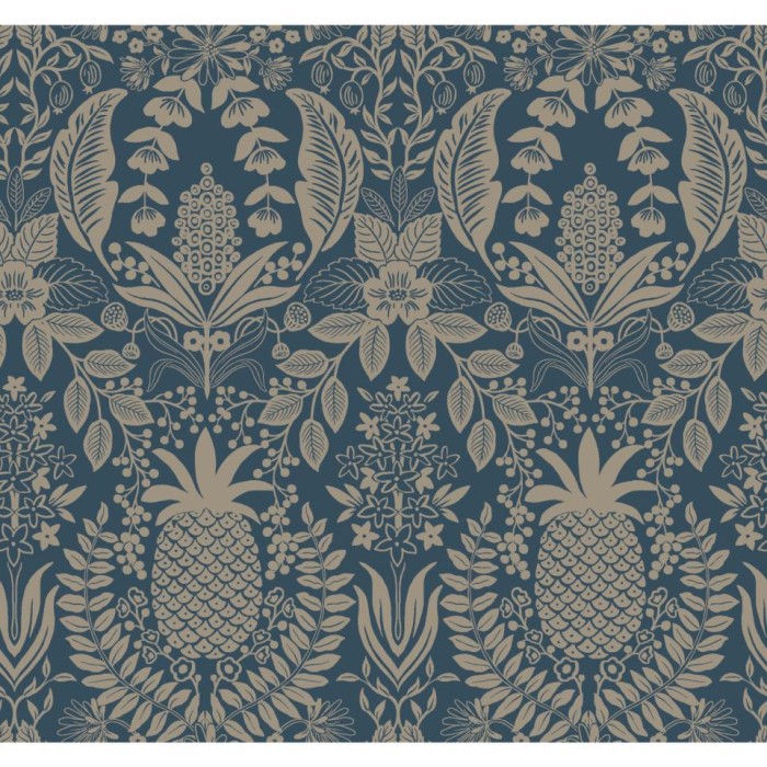 PAPEL PINTADO YORK RIFLE 3 PINEAPPLE DAMASK AZ/GR