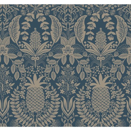 PAPEL PINTADO YORK RIFLE 3 PINEAPPLE DAMASK AZ/GR