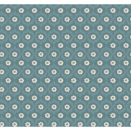 PAPEL PINTADO YORK RIFLE 3 EMMA AZUL VERDOSO