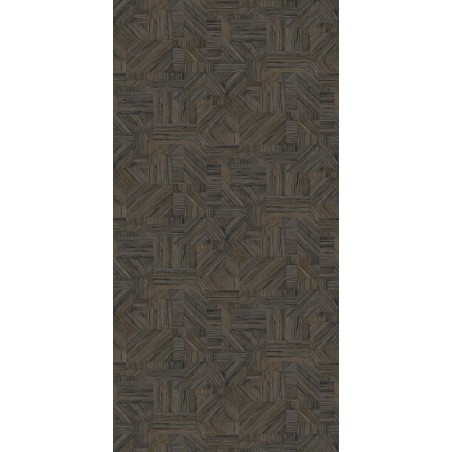 PAPEL PINTADO CASAMANCE NATURE SUR IMBRICATION NEG