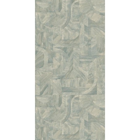 PAPEL PINTADO CASAMANCE NATURE SUR INTARSIA GR/AZ