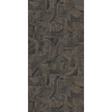 PAPEL PINTADO CASAMANCE NATURE SUR INTARSIA NEGRO