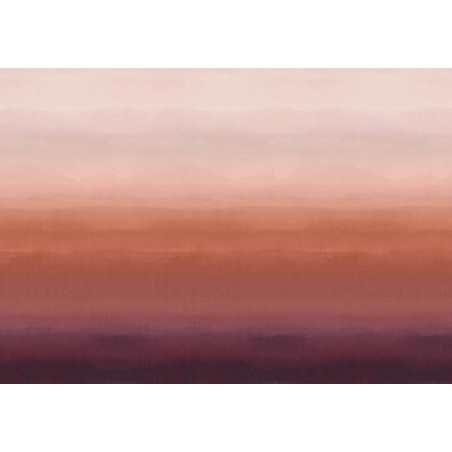 MURAL COORDONNE SHIBORI HINODE PRUNE