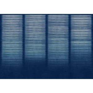 MURAL COORDONNE SHIBORI HOSHI INDIGO