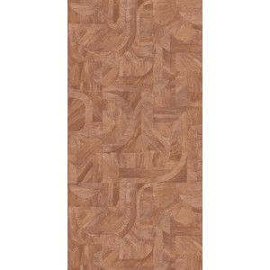 PAPEL PINTADO CASAMANCE NATURE SUR INTARSIA TEJA