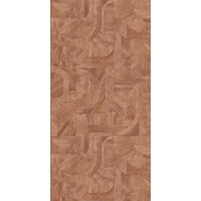 PAPEL PINTADO CASAMANCE NATURE SUR INTARSIA TEJA