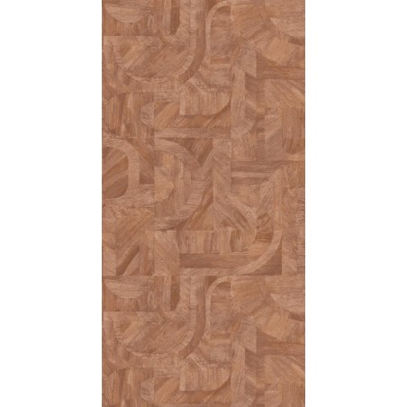 PAPEL PINTADO CASAMANCE NATURE SUR INTARSIA TEJA