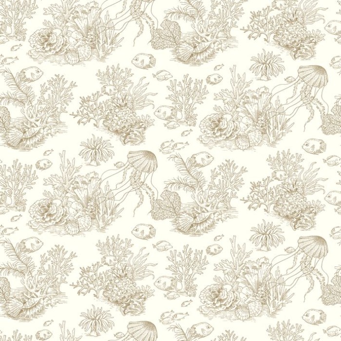 PAPEL PINTADO CASADECO SEASIDE COTE SAUVAGE CAMEL