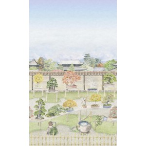 MURAL COLE&SON YOKU BONSAI GARDEN VER PISTACHO