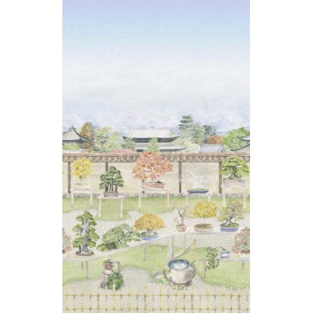 MURAL COLE&SON YOKU BONSAI GARDEN VER PISTACHO