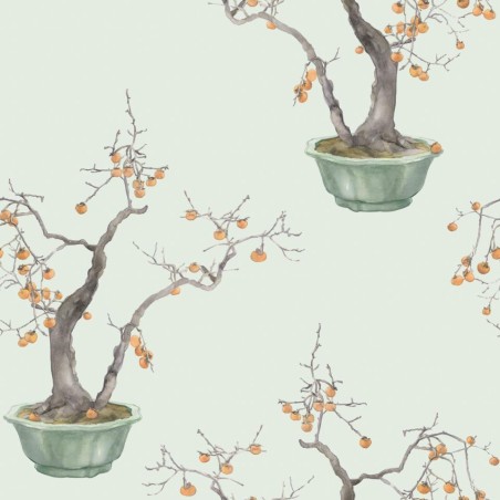 PAPEL PINTADO COLE&SON YOKU KAKI PERSIMMON NAR/VER